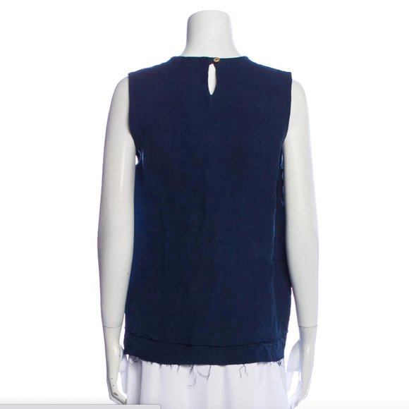 Simon Miller Terra Linen Double Layer Top - Picture 3 of 8